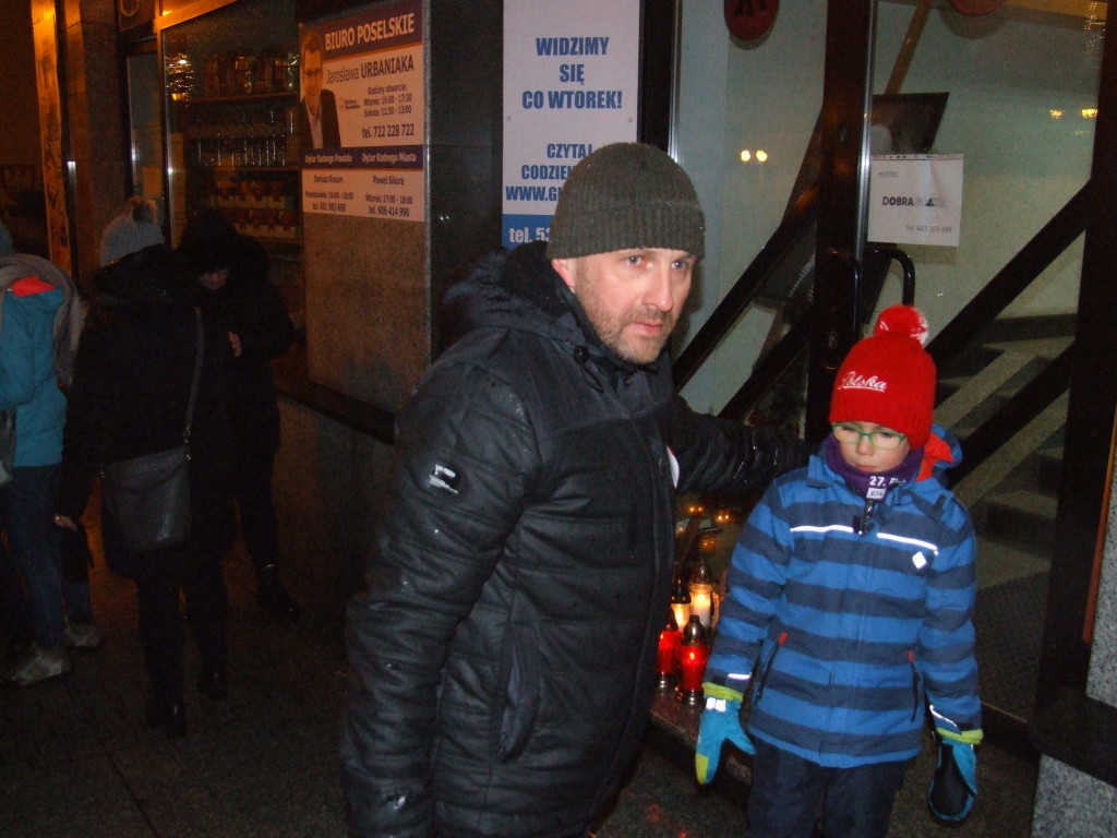 Krotoszynianie uczcili pamięć zamordowanego prezydenta Gdańska