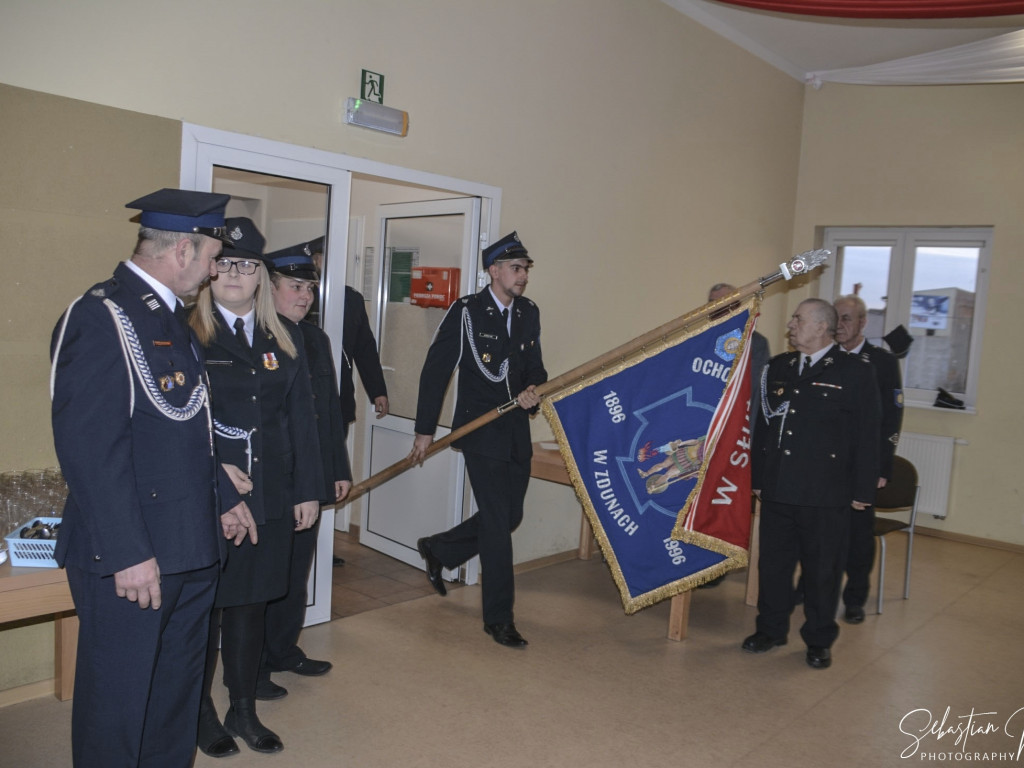 ZDUNY. Zebranie sprawozdawcze OSP