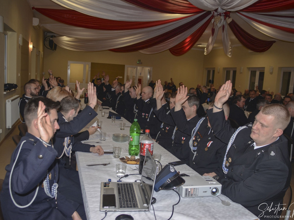 ZDUNY. Zebranie sprawozdawcze OSP