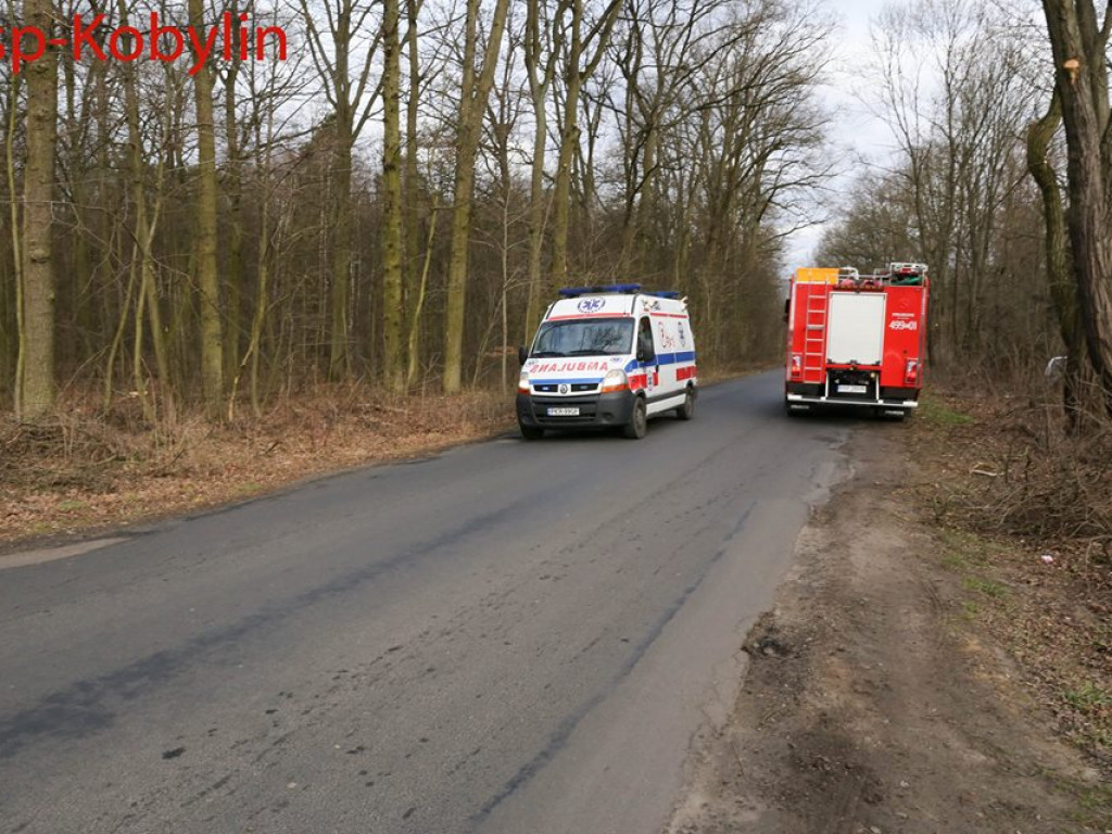 Wjechał w  płot, trafił do szpitala