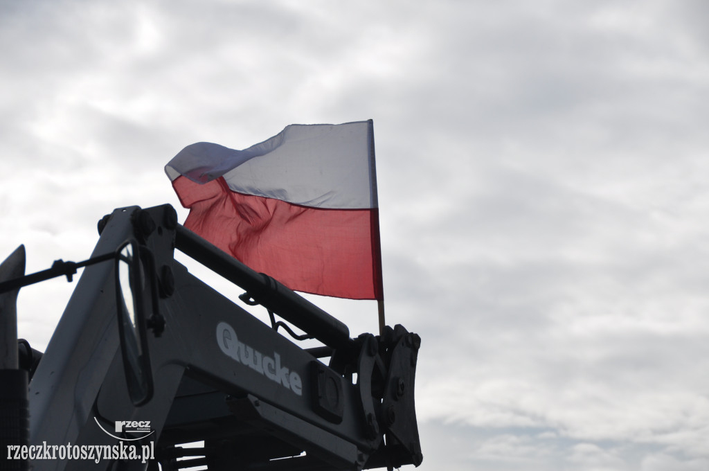 Protest rolników na drogach krajowych