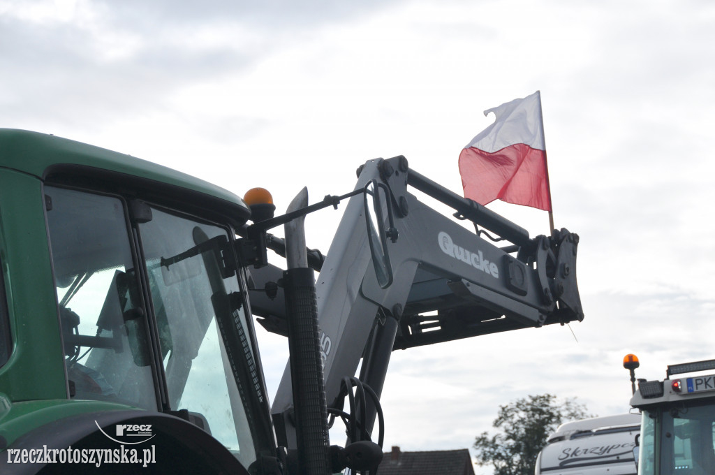 Protest rolników na drogach krajowych