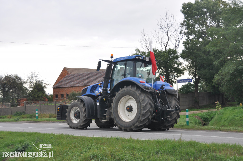 Protest rolników na drogach krajowych