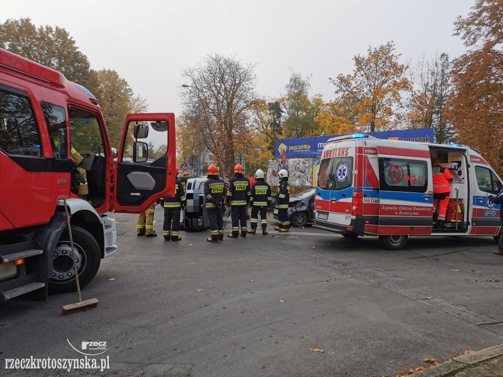 Wypadek pod pocztą