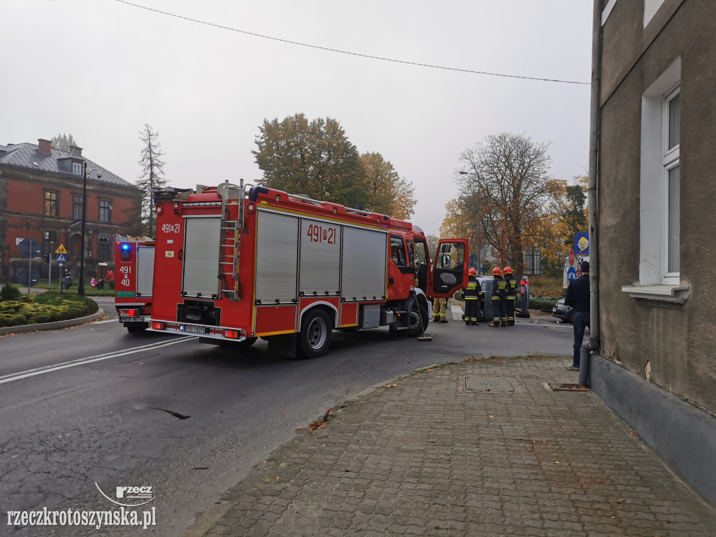 Wypadek pod pocztą