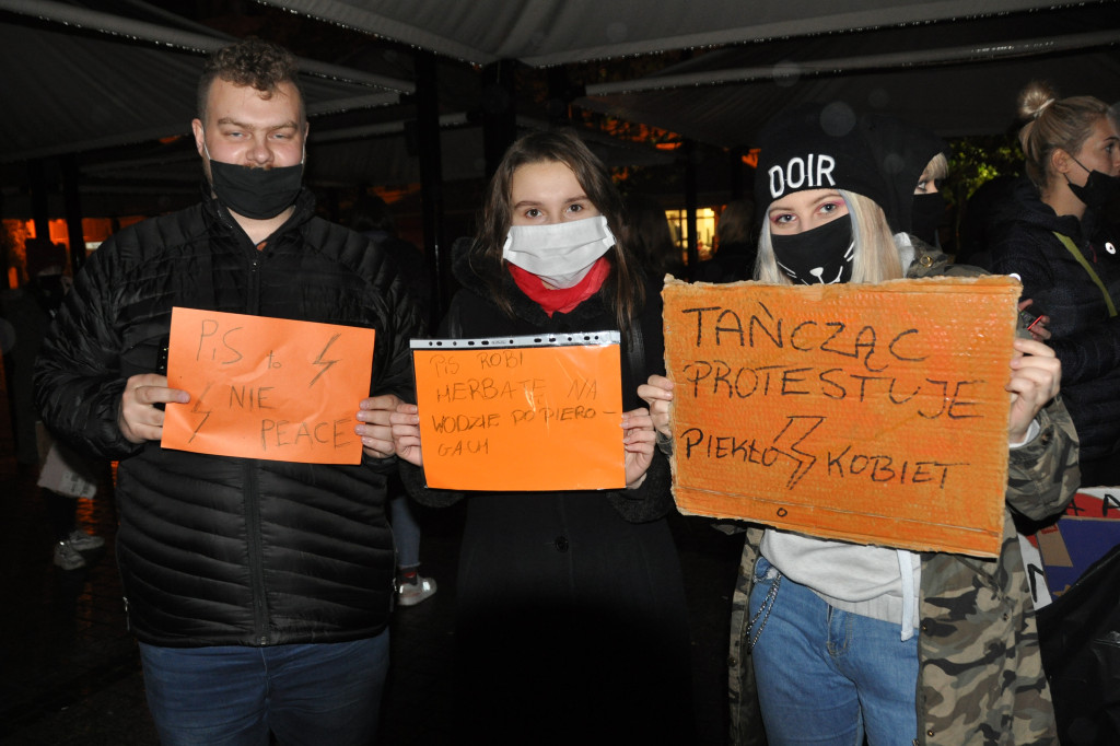 Mniejsza frekwencja na środowym proteście w Krotoszynie