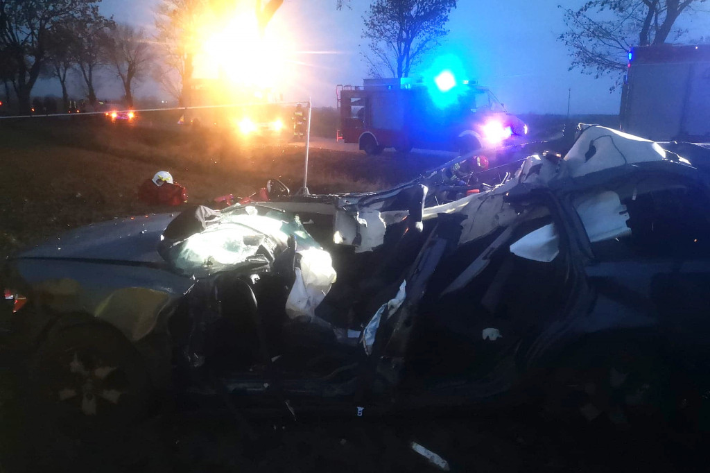 WRÓŻEWY. Śmiertelny wypadek