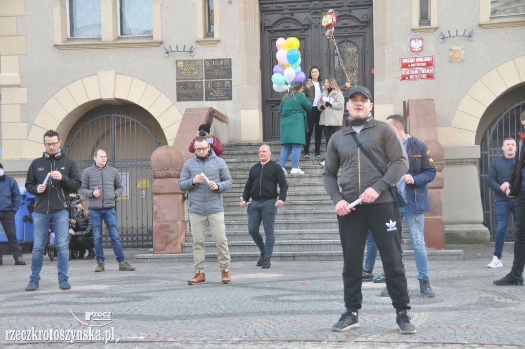 Baloniki dla Marcelka poleciały do nieba