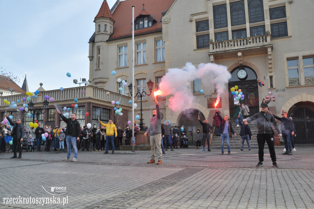 Baloniki dla Marcelka poleciały do nieba