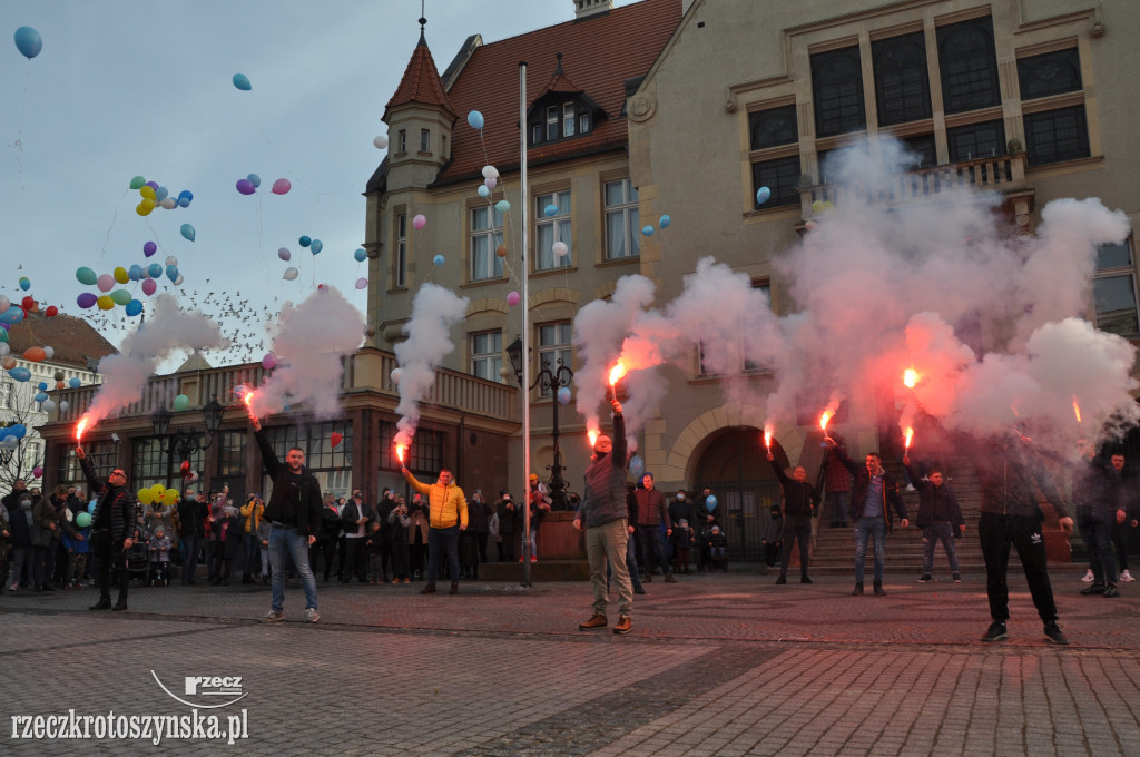 Baloniki dla Marcelka poleciały do nieba
