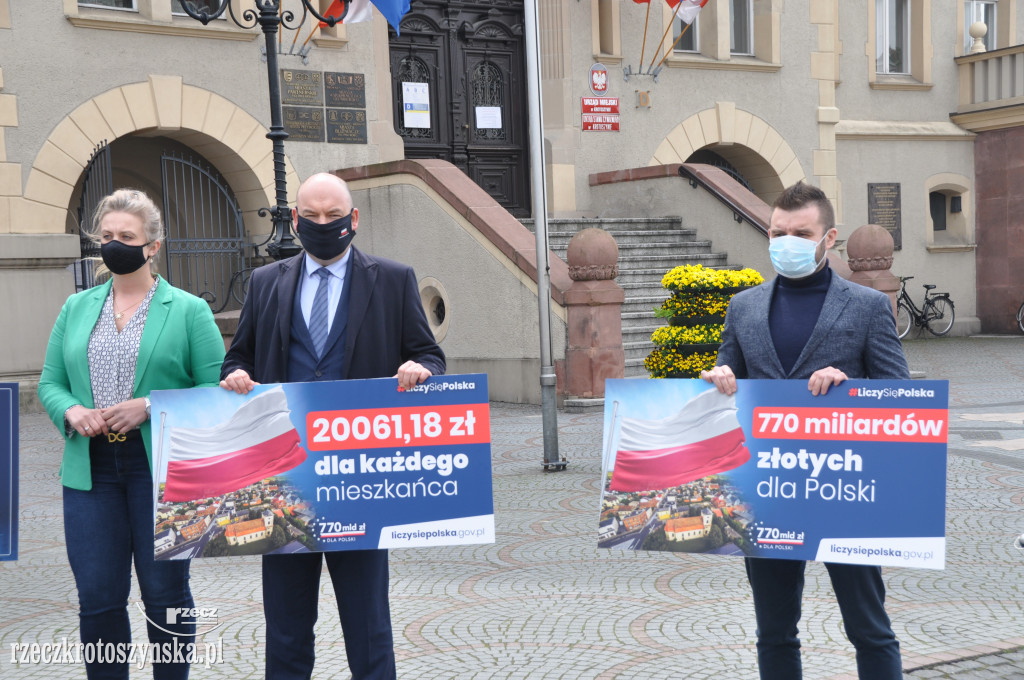Konferencja prasowa polityków Prawa i Sprawiedliwości