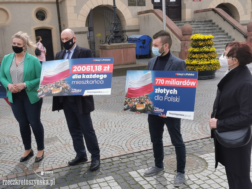 Konferencja prasowa polityków Prawa i Sprawiedliwości