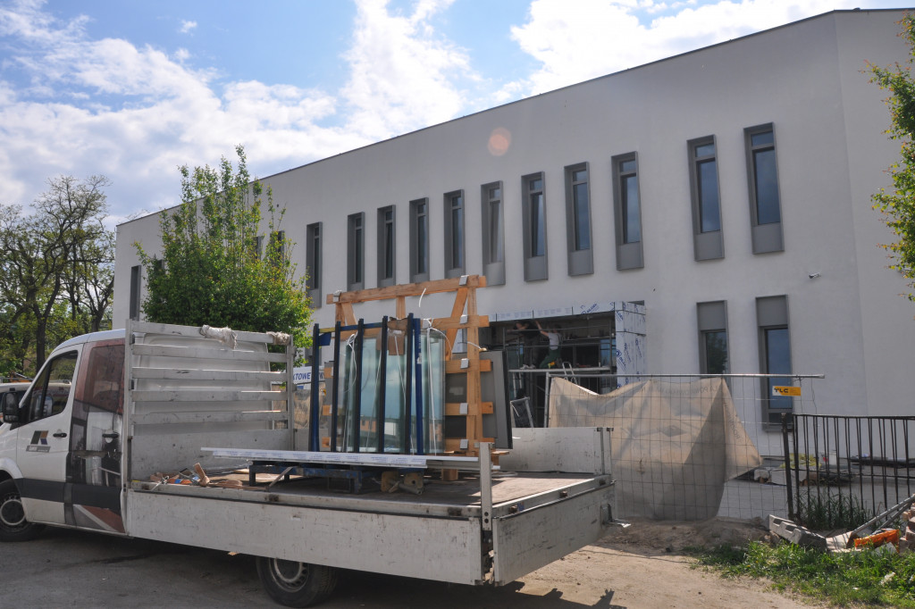 Nowe skrzydło szpitala jeszcze nie zostało zakończone