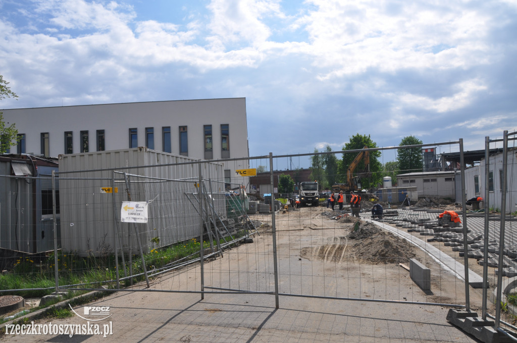 Nowe skrzydło szpitala jeszcze nie zostało zakończone