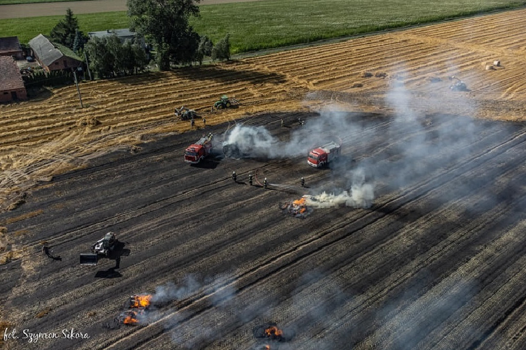 Pożary w czasie żniw
