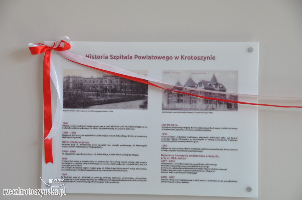 Szpital po rozbudowie otwarty z pompą