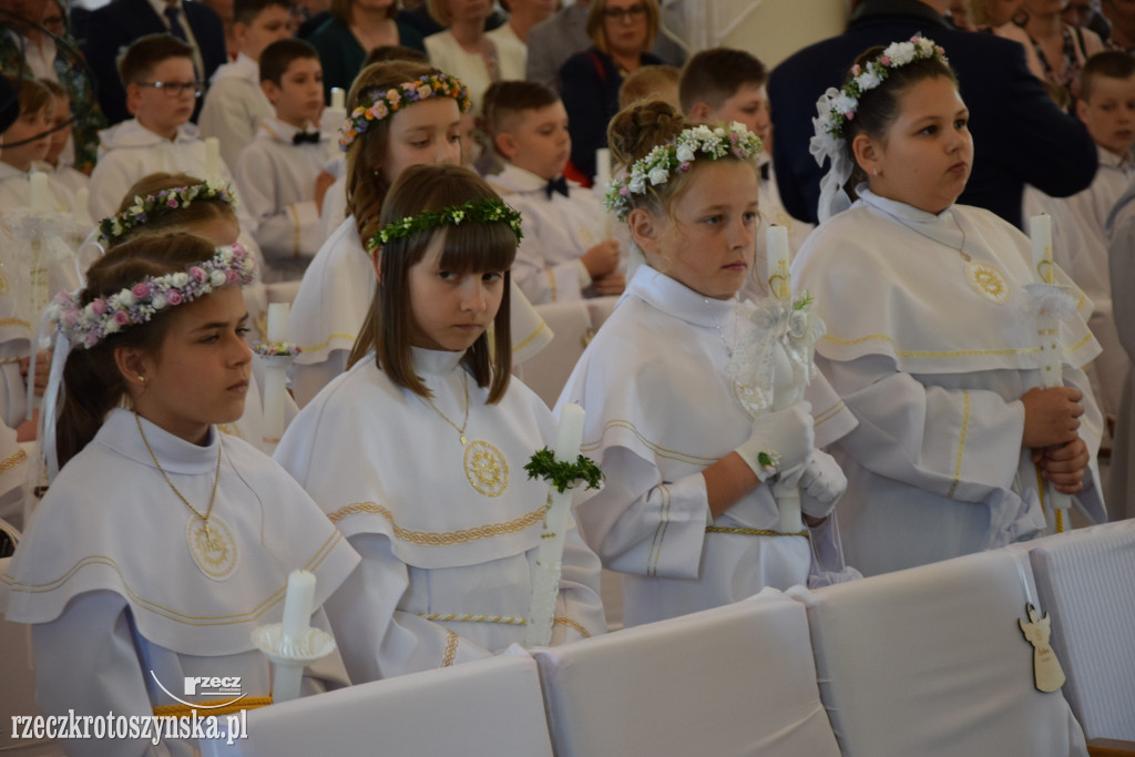 Dzieci z Magdalenki przyjęły p raz pierwszy sakrament komunii św.