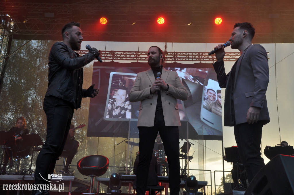 Męskie trio tenorów wystąpiło w Krotoszynie. Otwarcie Błonia - dzień trzeci