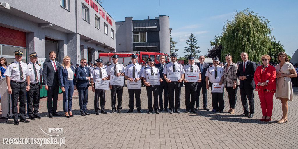 Wielka radość strażaków ochotników z naszego terenu