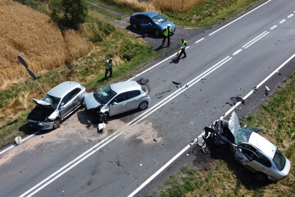 Wypadek na trasie Krotoszyn-Koźmin