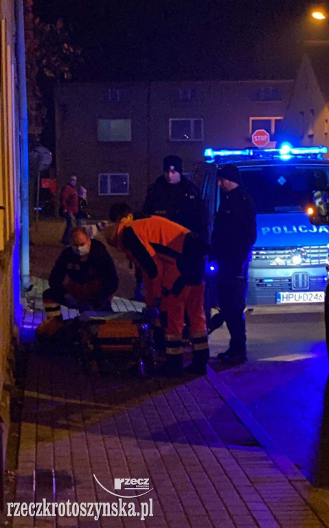 Wyskoczył z okna na pierwszym piętrze
