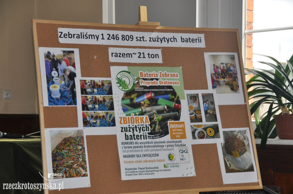 Bateria zebrana - przyroda uratowana