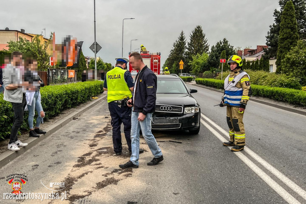 KOŹMIN. Wypadek z udziałem trzech samochodów