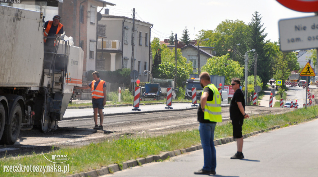 Ulica Witosa została rozkopana