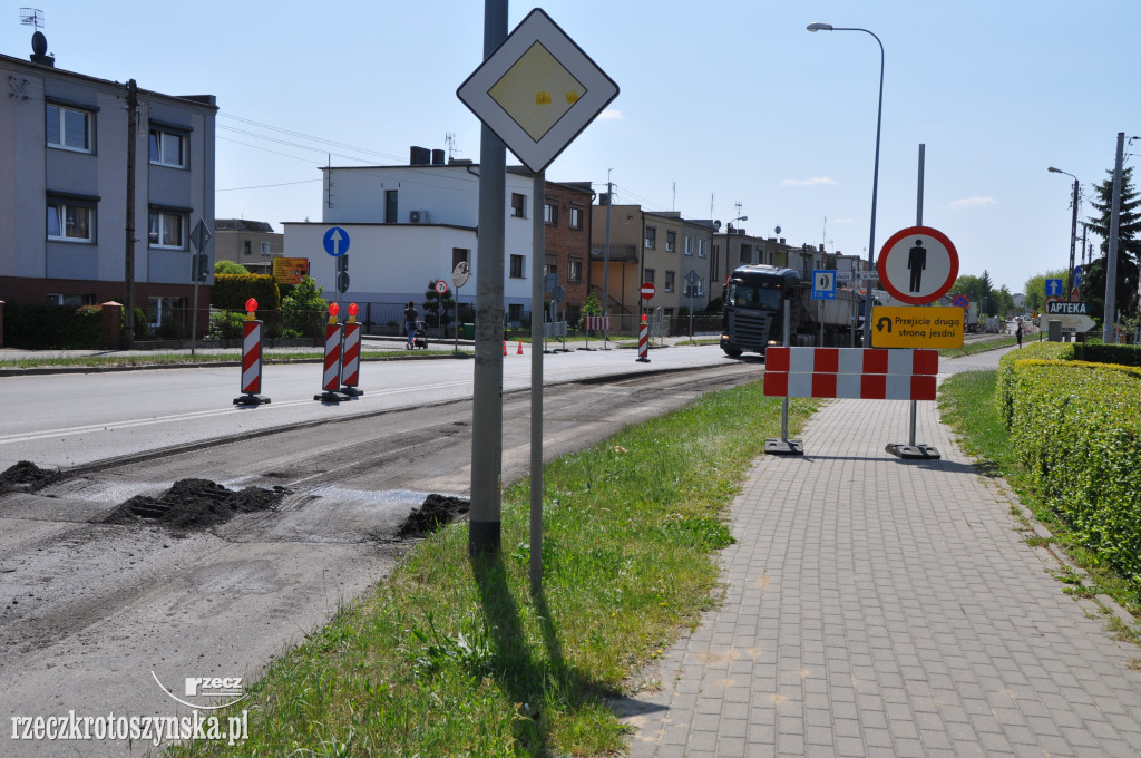 Ulica Witosa została rozkopana