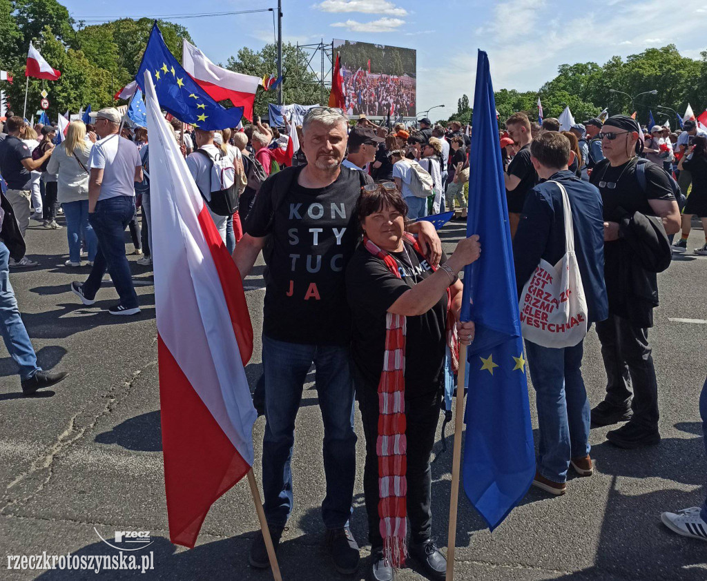 Nasi na wielkim marszu w Warszawie