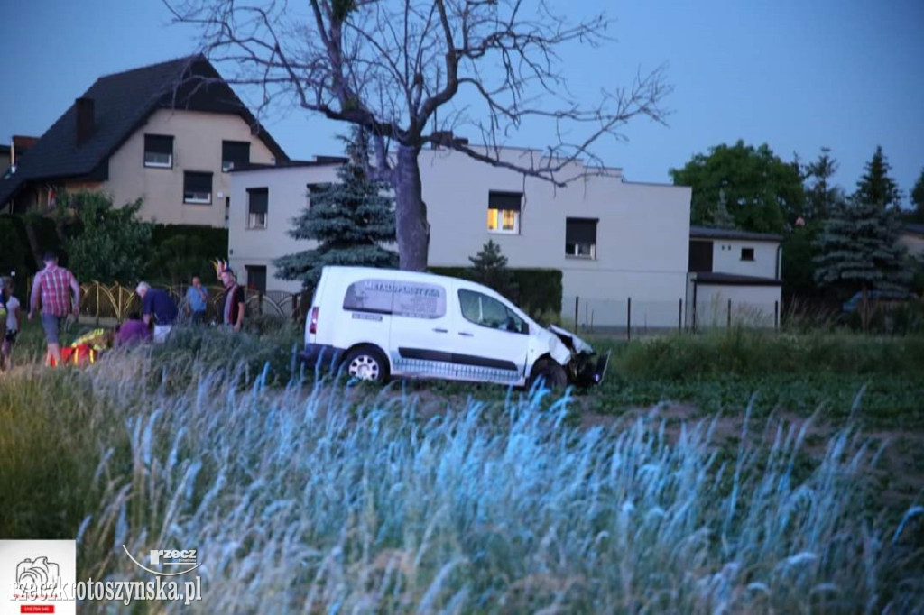 Wypadek na drodze krajowej. Trzy osoby w szpitalu