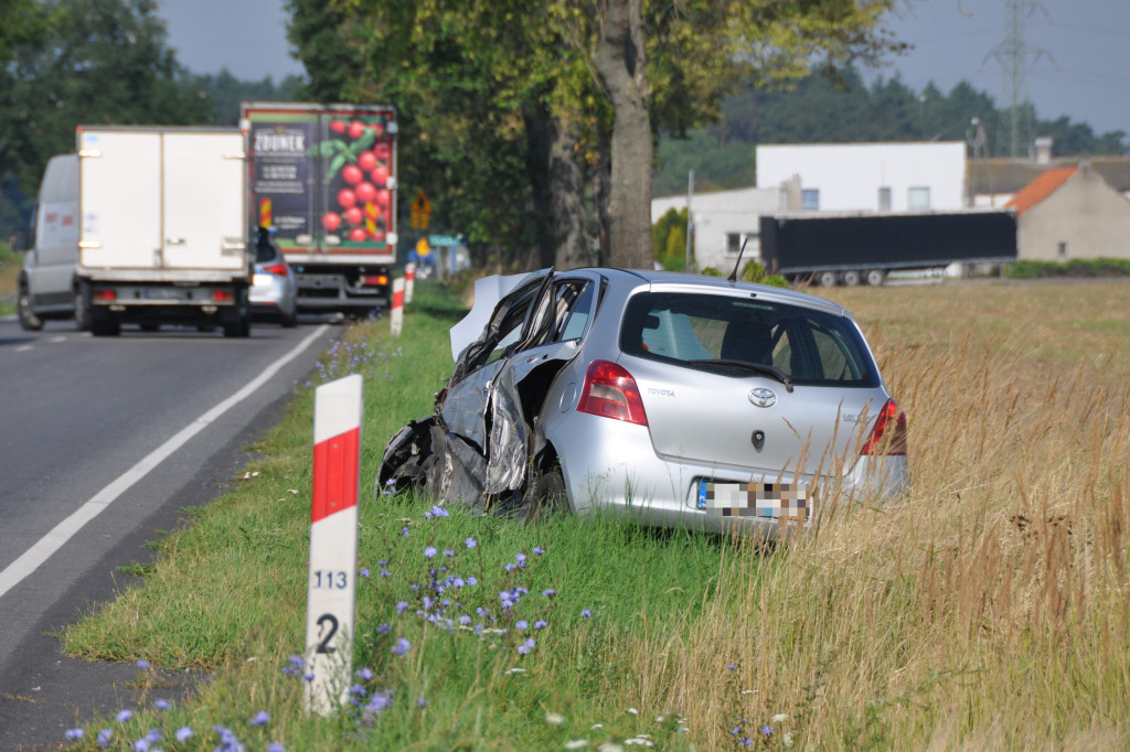 Kierowca toyoty sprawcą wypadku