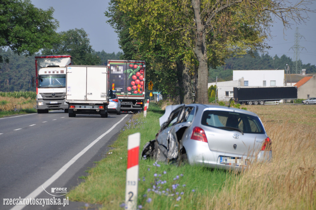 Kierowca toyoty sprawcą wypadku