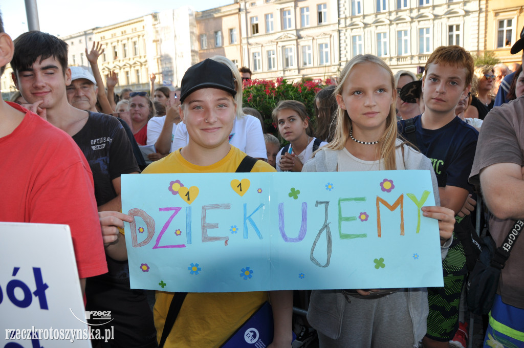 Świętowanie z Łukaszem Kaczmarkiem na Rynku