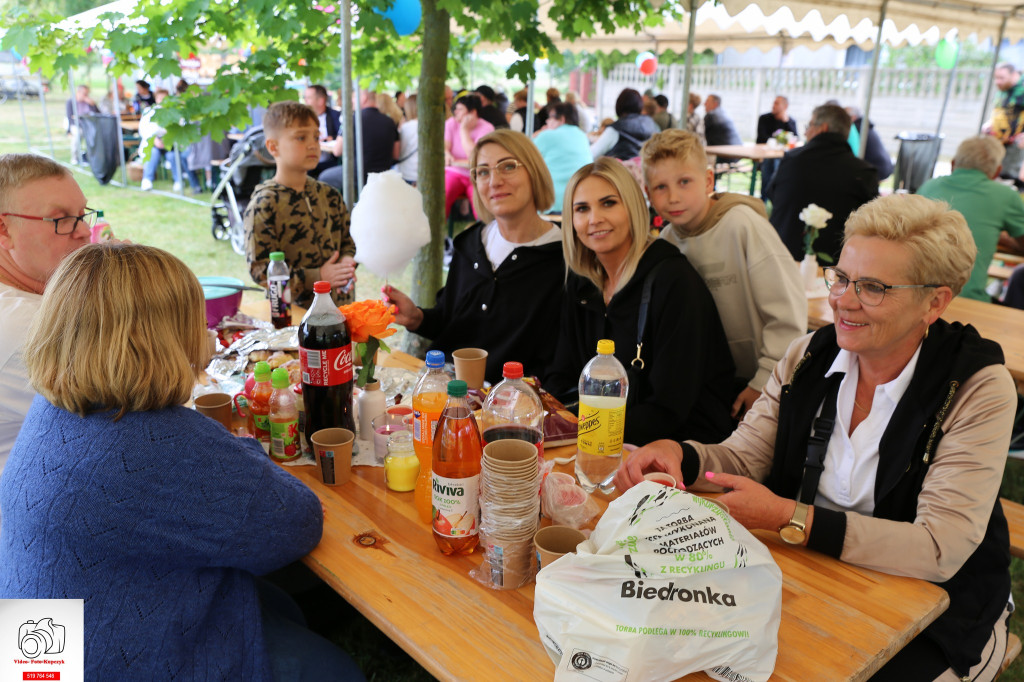 Piknik nad stawem w Kobylinie