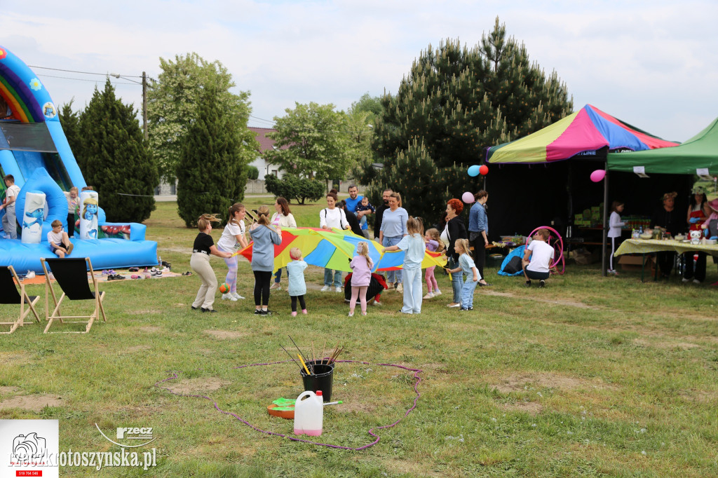 Piknik nad stawem w Kobylinie