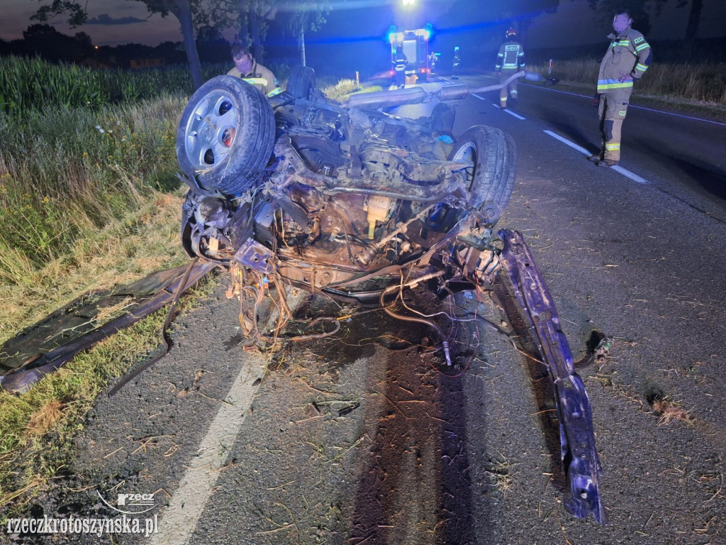 Śmierć na drodze. 20-latek wyprzedzał z dużą prędkością