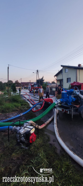 Katastrofa po ulewie w Kromolicach