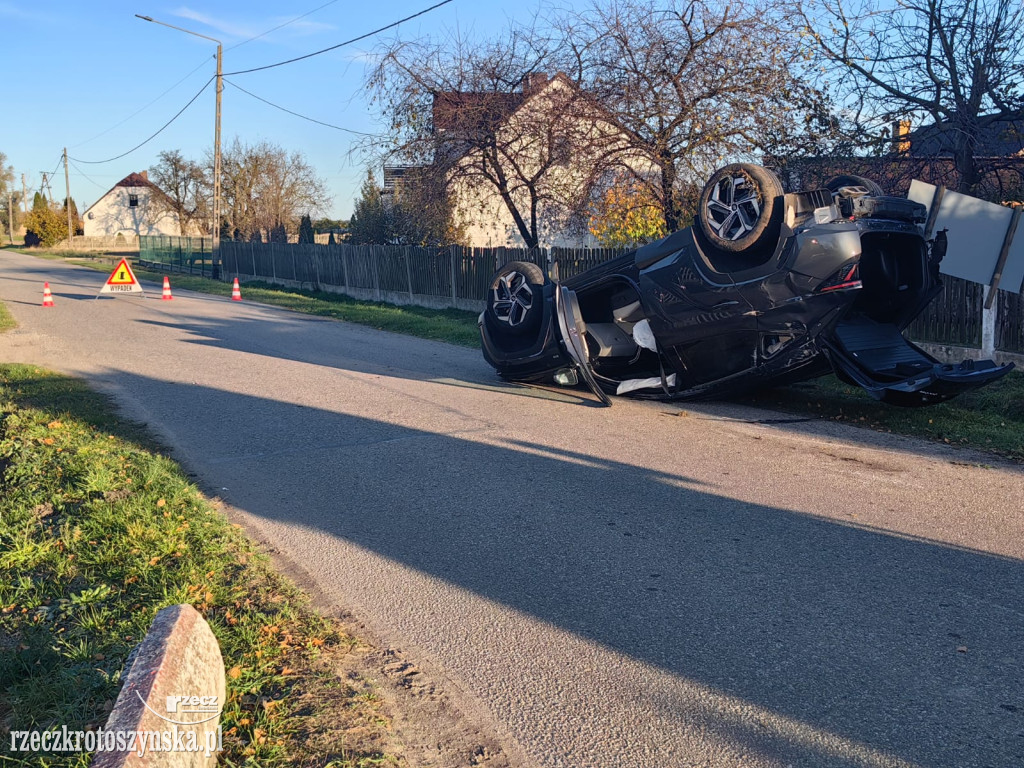 BIADKI. Wypadek na skrzyżowaniu. 3 osoby ranne