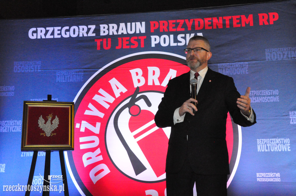 Grzegorz Braun odwiedził Krotoszyn