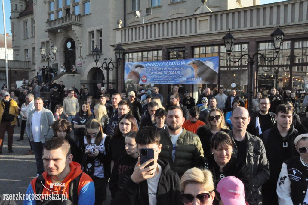 Tłumy na spotkaniu z Mentzenem w Krotoszynie