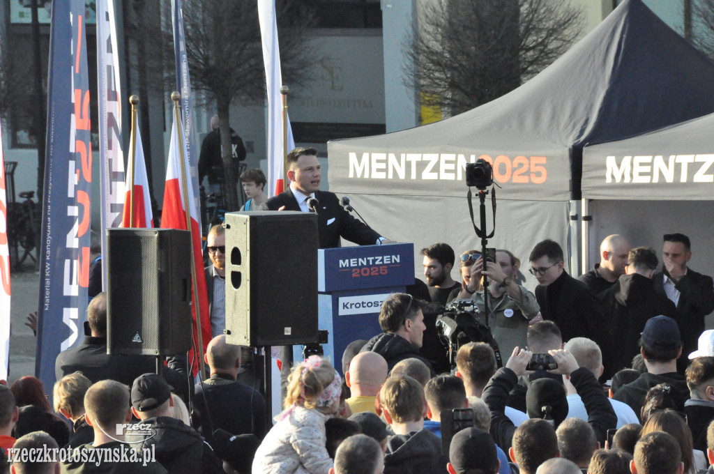 Tłumy na spotkaniu z Mentzenem w Krotoszynie