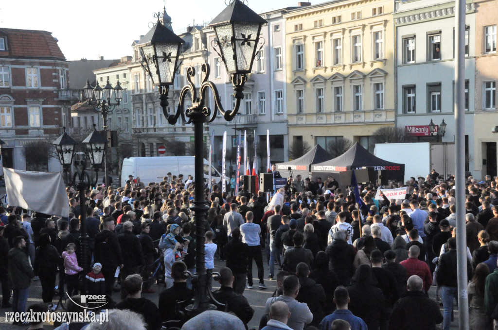 Tłumy na spotkaniu z Mentzenem w Krotoszynie