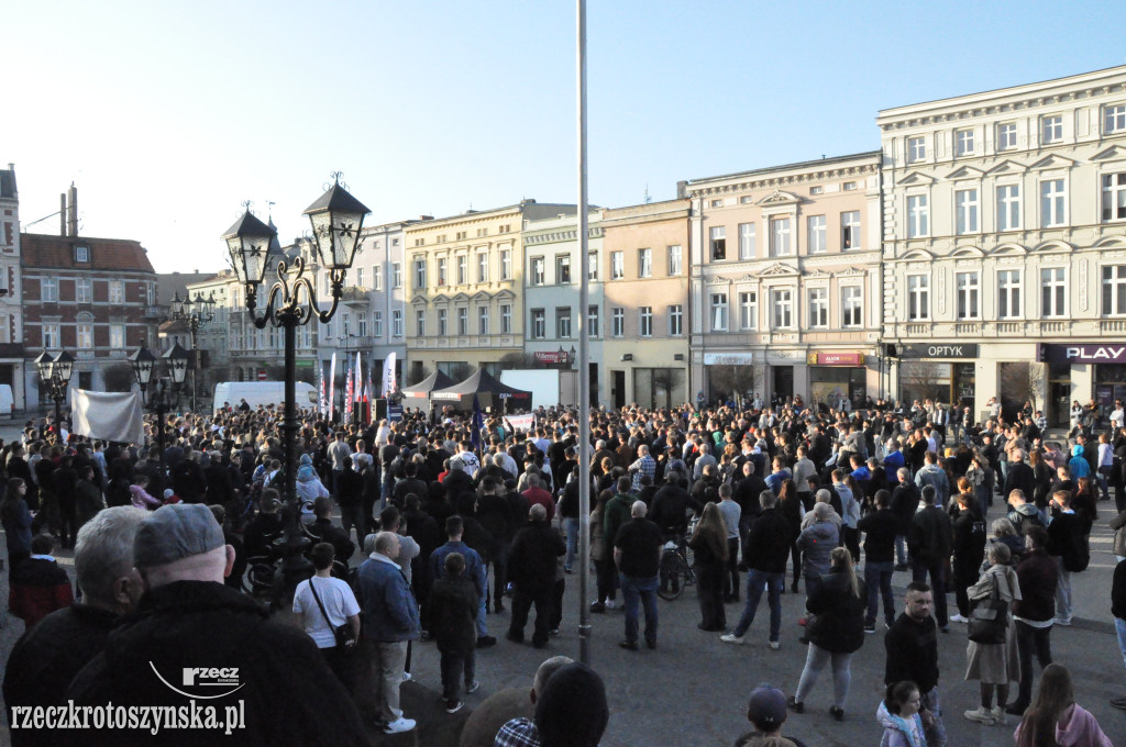 Tłumy na spotkaniu z Mentzenem w Krotoszynie