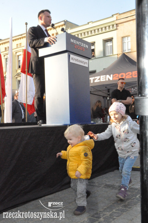 Tłumy na spotkaniu z Mentzenem w Krotoszynie