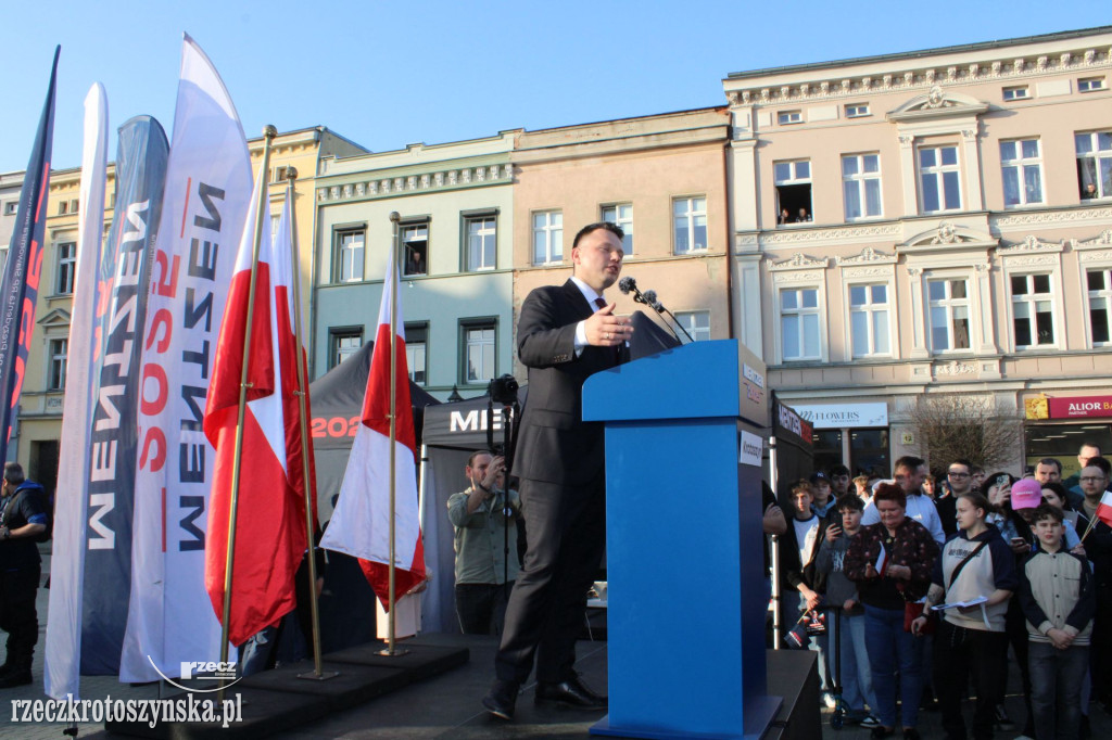 Tłumy na spotkaniu z Mentzenem w Krotoszynie