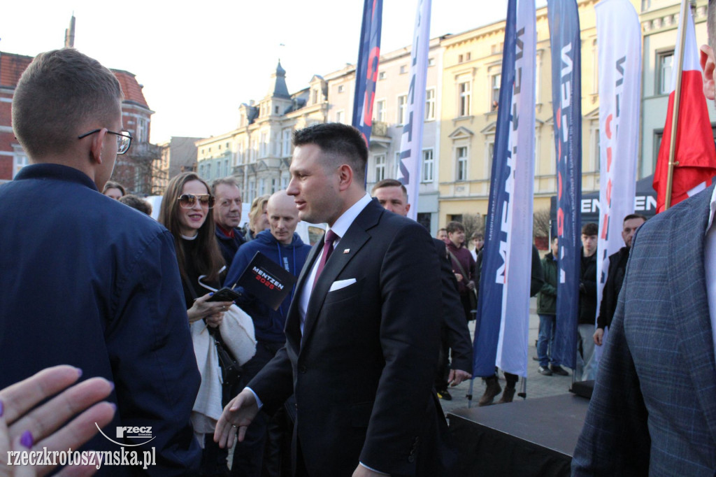 Tłumy na spotkaniu z Mentzenem w Krotoszynie