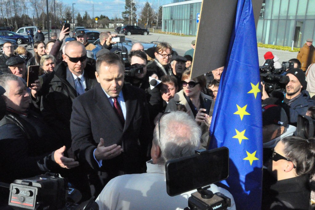 Karol Nawrocki zawitał na krotoszyńskie Błonie