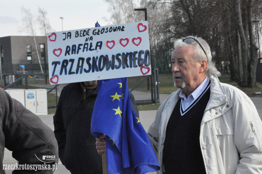 Karol Nawrocki zawitał na krotoszyńskie Błonie