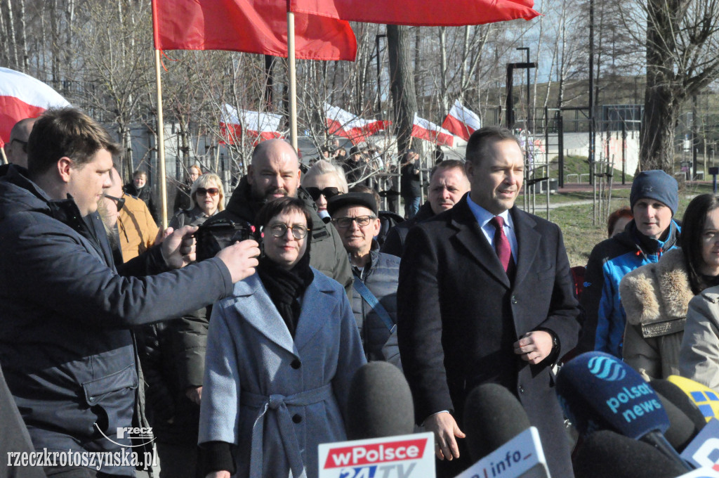 Karol Nawrocki zawitał na krotoszyńskie Błonie